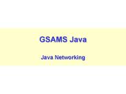 GSAMS Java