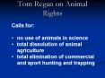 Tom Regan on Animal Rights PowerPoint PPT Presentation