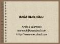 Artist Web Sites PowerPoint PPT Presentation