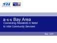 2-1-1 Bay Area Connecting Residents in Need to Vital Community Services PowerPoint PPT Presentation