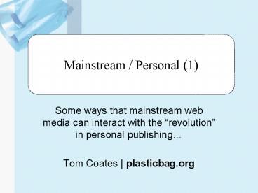 presentation player overlay