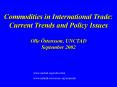 Commodities in International Trade: PowerPoint PPT Presentation
