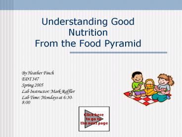 Understanding Good Nutrition From the Food Pyramid