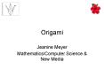 Origami PowerPoint PPT Presentation