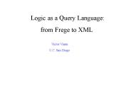 Logic as a Query Language: