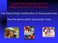 Lead Poisoning Prevention Assistance and Compliance: The Real Estate Notification