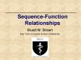 SequenceFunction Relationships PowerPoint PPT Presentation