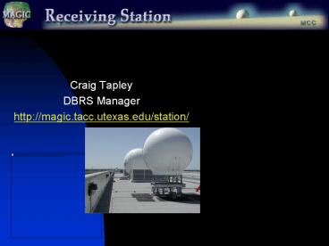 Direct Broadcast Receiving Station