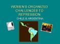 WOMENS ORGANIZED CHALLENGES TO REPRESSION PowerPoint PPT Presentation