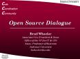 Open Source Dialogue PowerPoint PPT Presentation