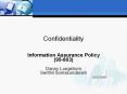 Confidentiality PowerPoint PPT Presentation