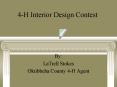 4H Interior Design Contest PowerPoint PPT Presentation