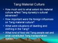Tang Material Culture PowerPoint PPT Presentation