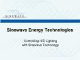Sinewave Energy Technologies PowerPoint PPT Presentation