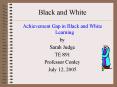 Black and White PowerPoint PPT Presentation