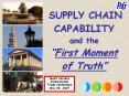 SUPPLY CHAIN CAPABILITY and the First Moment of Truth PowerPoint PPT Presentation