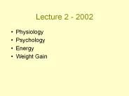 Physiology