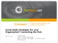 Social Media Strategies for your Organization? Connecting the Dots PowerPoint PPT Presentation