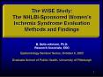 The WISE Study: The NHLBI-Sponsored Women PowerPoint PPT Presentation