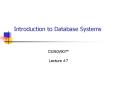 Introduction to Database Systems PowerPoint PPT Presentation