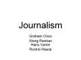 Journalism PowerPoint PPT Presentation