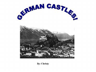 GERMAN CASTLES
