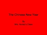 The Chinese New Year