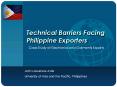 Technical Barriers Facing Philippine Exporters PowerPoint PPT Presentation