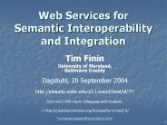 Web Services for Semantic Interoperability and Integration