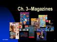 Ch. 3Magazines PowerPoint PPT Presentation