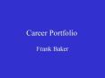 Career Portfolio PowerPoint PPT Presentation