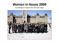 Women in House 2009 PowerPoint PPT Presentation