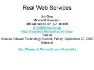 Real Web Services