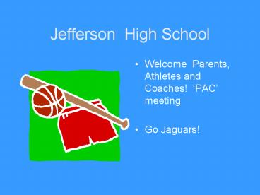Jefferson High School