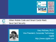 When Mobile Code and Smart Cards Meet: Java Card Security