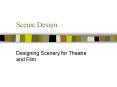Scenic Design PowerPoint PPT Presentation