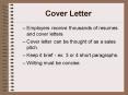 Cover Letter PowerPoint PPT Presentation