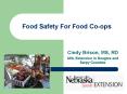 Food Safety For Food Coops