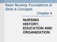 NURSING HISTORY, EDUCATION AND ORGANIZATION PowerPoint PPT Presentation