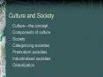 Culture and Society PowerPoint PPT Presentation