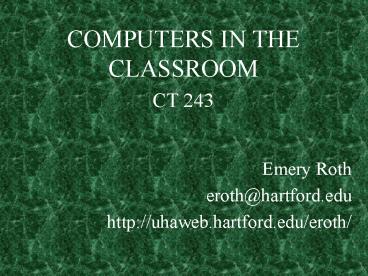 Productivity Software Applications for Educators