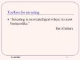 Toolbox for investing PowerPoint PPT Presentation