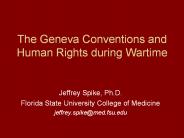 The Geneva Conventions and Human Rights during Wartime