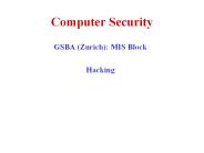Computer Security