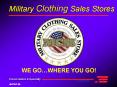 Military Clothing Sales Stores PowerPoint PPT Presentation