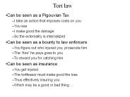 Tort law