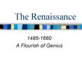 The Renaissance PowerPoint PPT Presentation