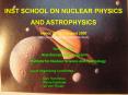 INST SCHOOL ON NUCLEAR PHYSICS PowerPoint PPT Presentation