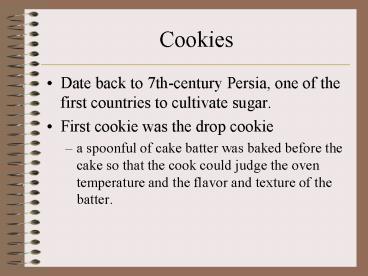 Cookies