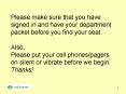 Please make sure that you have signed in and have your department packet before you find your seat. PowerPoint PPT Presentation
